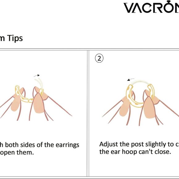 Cubic Zirconia Huggie Earrings 14k Gold Plated Tiny Earrings Small Huggie Hoop E - Picture 8 of 9